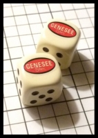 Dice : Dice - My Designs - Beer Genesee Beer Pair - Sept 2012